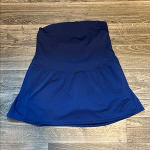 Navy Blue Maternity Golf (Athletic) Skort